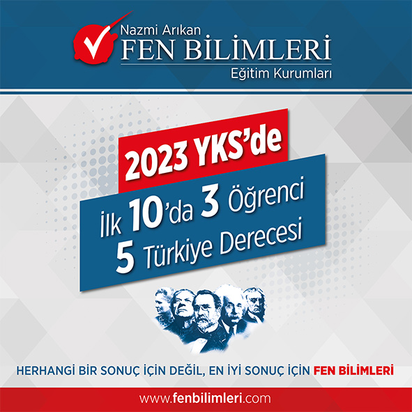 2023 YKS'de İlk 10'da 3 Öğrenci, 5 Türkiye Derecesi
