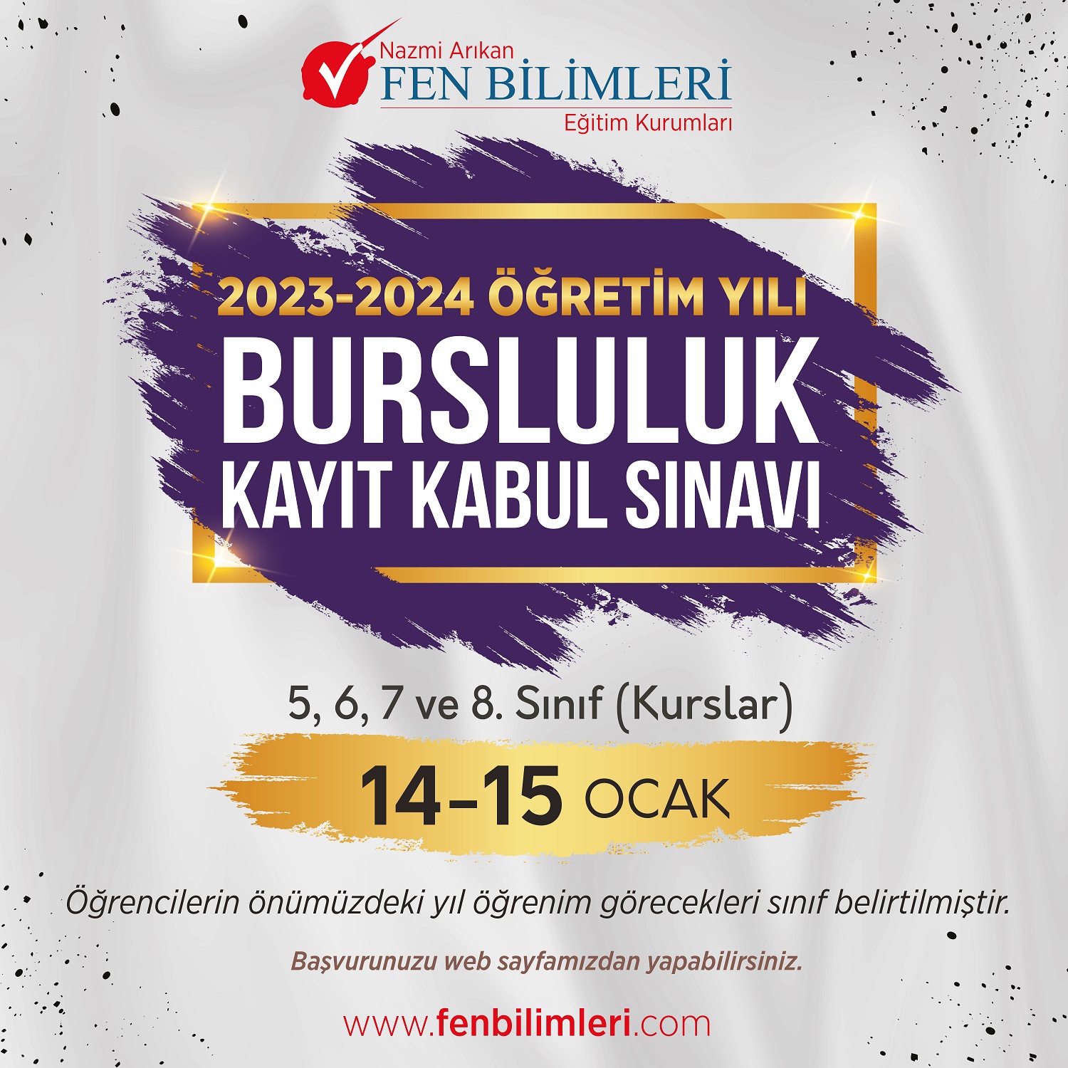 Bursluluk  / Kayıt Kabul Sınavı