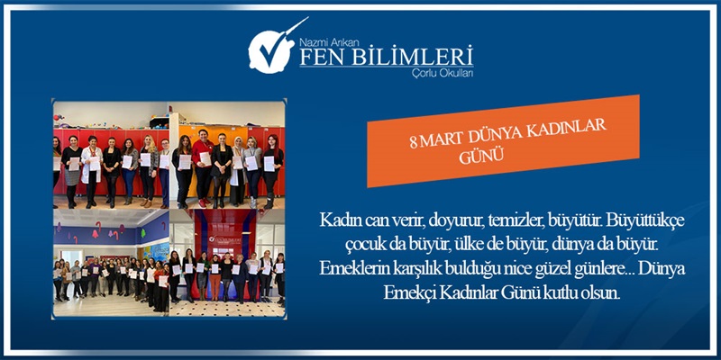 8 MART DÜNYA KADINLAR GÜNÜ