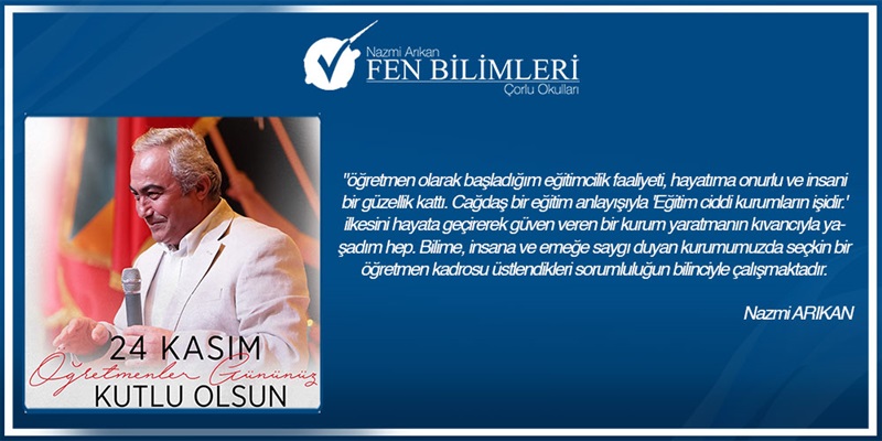 24 Kasım Öğretmenler Günü