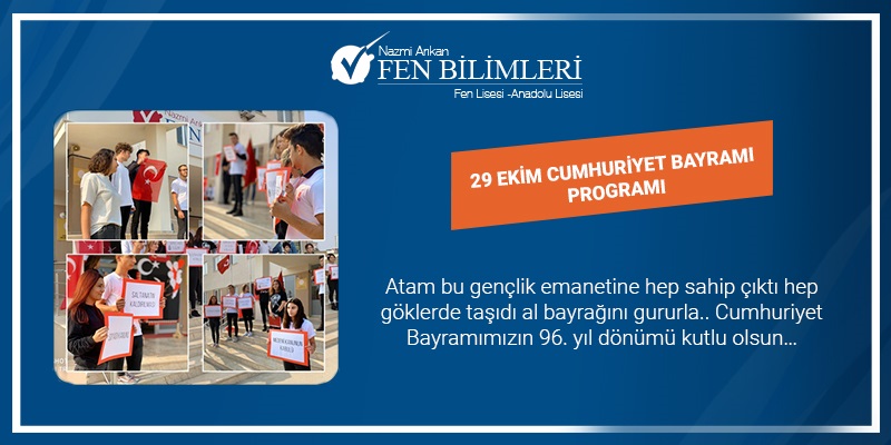 29 EKİM CUMHURİYET BAYRAMI PROGRAMI