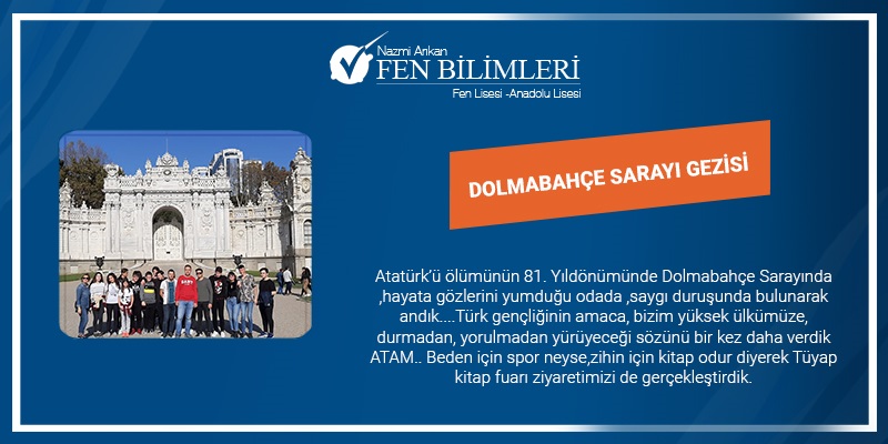 DOLMABAHÇE SARAYI GEZİSİ