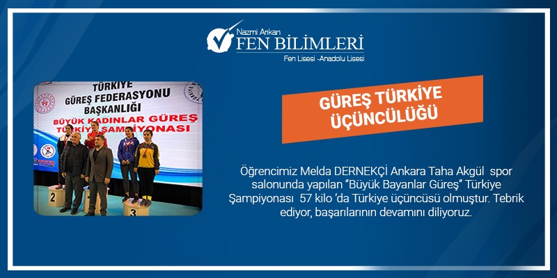 GÜREŞ TÜRKİYE ÜÇÜNCÜLÜĞÜ