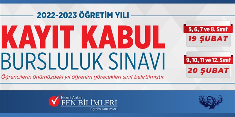 KAYIT KABUL SINAV BAŞVURULARI BAŞLADI!