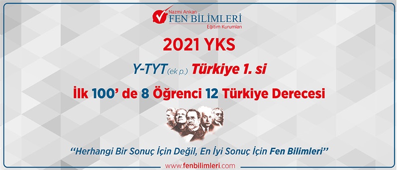 2021 YKS Derecelerimiz