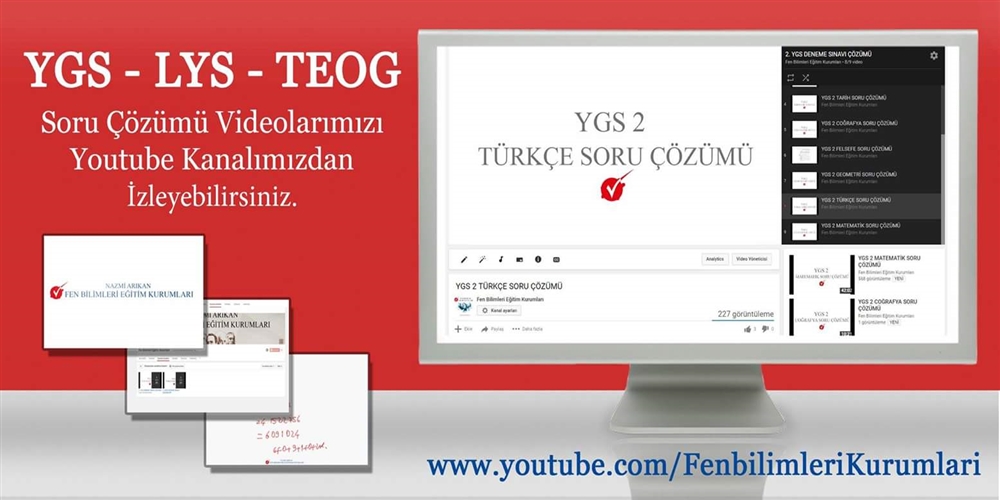 Youtube Kanalımız Yayında